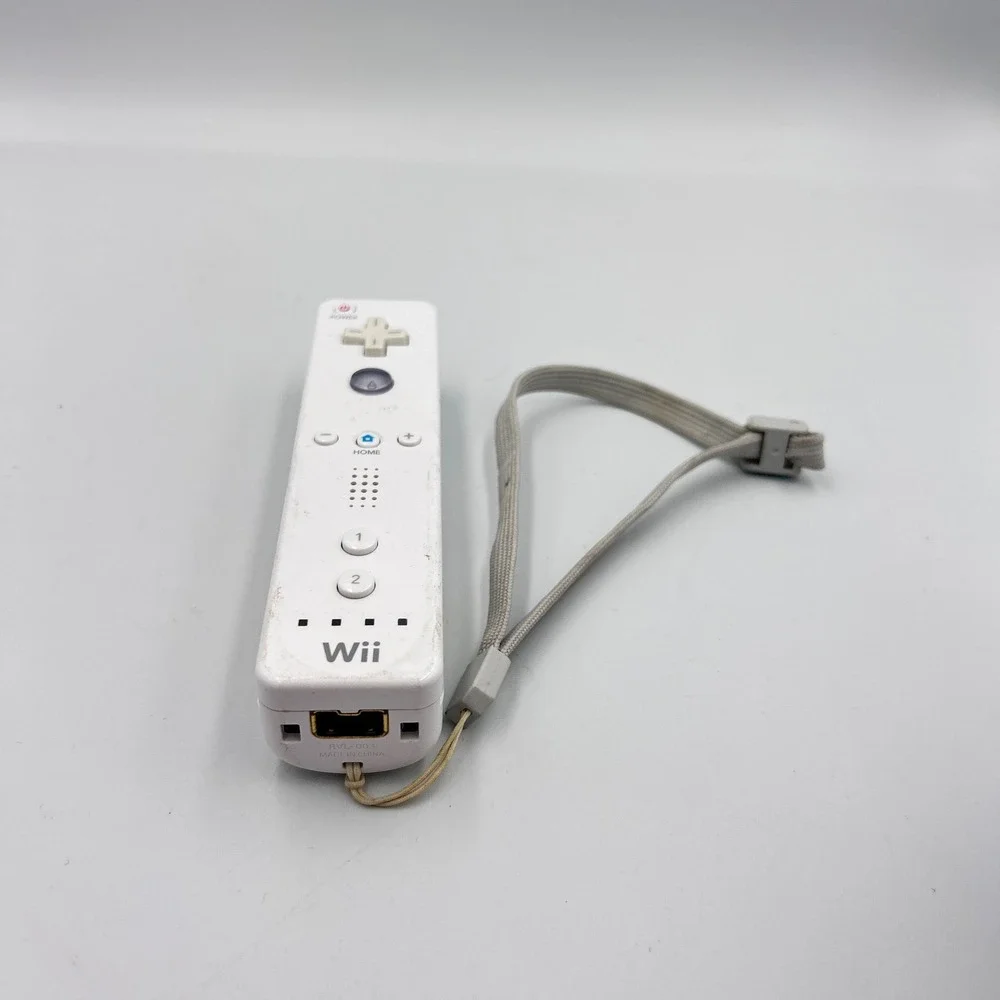 Nintendo Wii Remote Controller RVL-003 White Wireless Motion Gaming Wand‎ Strap